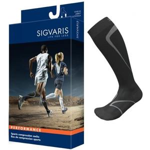 412C Motion High Tech Calf, 20-30mmHg, Unisex, X-Large, Black