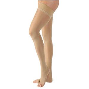 503N No Grip, Natural Rubber Thigh, 30-40mmHg, Unisex, Size S1, Beige