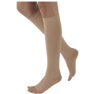 504C Natural Rubber Calf, 40-50mmHg, Unisex, Size M1, Beige