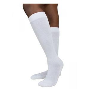 602C Diabetic Compression Socks, 18-25mmHg, Men's, Medium, Short, White
