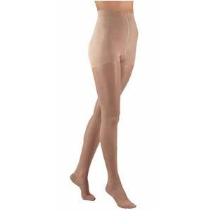 782P Style Sheer Pantyhose, 20-30mmHg, Women's, Medium, Short, Natural