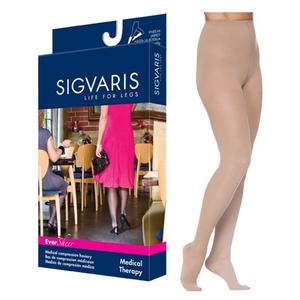 783P Style Sheer Pantyhose, 30-40mmHg, Women's, Small, Long, Natural