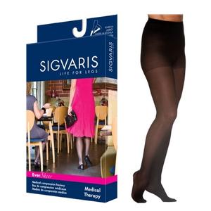 783P Style Sheer Pantyhose, 30-40mmHg, Women's, Small, Long, Black
