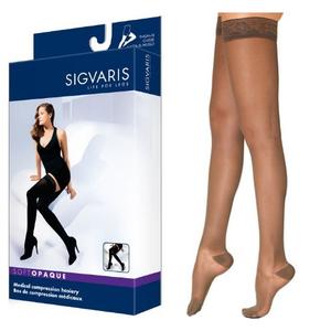 842N Style Soft Opaque Thigh, 20-30mmHg, Women's, Small, Short, Nude