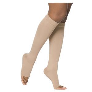 862C Essential Opaque Calf, 20-30mmHg, Open Toe, Large, Long, Crispa