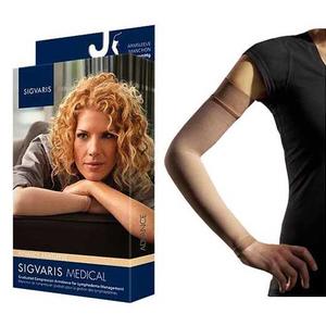 912Advanced Arm 20-30mmHg Gauntlet with Grip-Top, X-Large, Regular, Beige