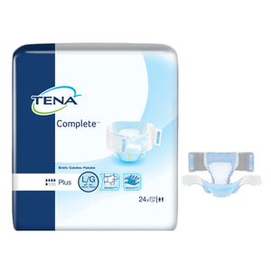 Tena Complete Brief, Large, 40" - 56", 24 Count.