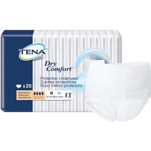 Tena Dry Comfort Protective Underwear, Medium, 34"- 44"