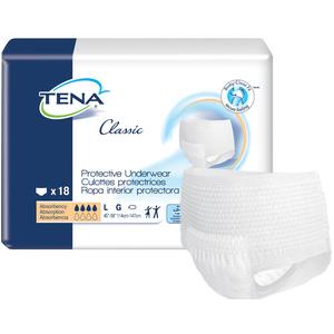 Tena Classic Protective Underwear, Large, 45"- 58"