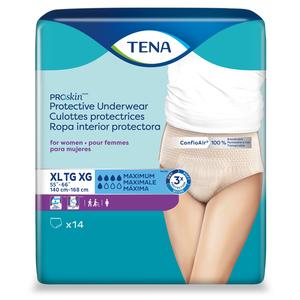 TENA ProSkin Protective Underwear for Women XL, 55" - 66".