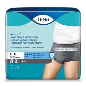 TENA ProSkin Protective Underwear for Men L, 45" - 58".