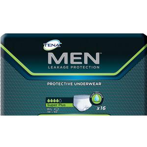 TENA Men Protective Underwear, Super Plus, Small/Medium 34"-50"
