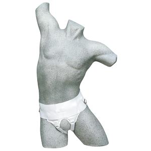 Leader Hernia Belt, Unisex, White, Small