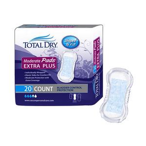 TotalDry Moderate Pads Extra Plus, 13.75" Long