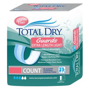 TotalDry Extra Length Guards Light, 3.5" x 11"