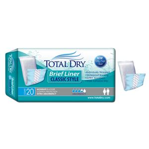 TotalDry Brief Liner, 4" x 13"