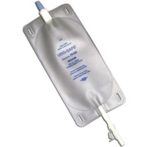 Uro-Safe Vinyl Leg Bag with Thumb Clamp, Medium 18 fl oz.