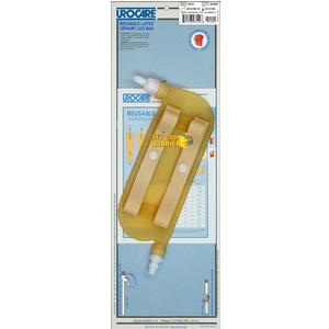 Urocare Sport-Left Reusable Latex Leg Bag, Small 10 fl oz.