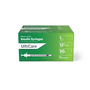 UltiCare Insulin Syringe 30G x 1/2", 1 mL (100 count)