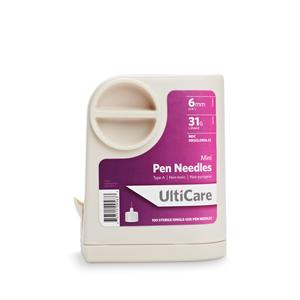 UltiGuard Pen Needle 31G x 6 mm (100 count)
