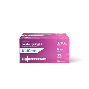 UltiCare Syringe 31G x 5/16", 3/10 mL (90 Count)