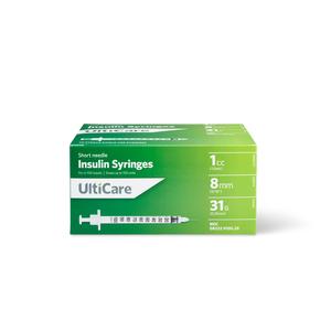 UltiCare Syringe 31G x 5/16", 1 mL (90 Count)