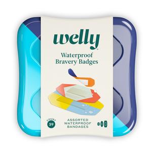 Welly Health Assorted Waterproof Bandages, 40 ct