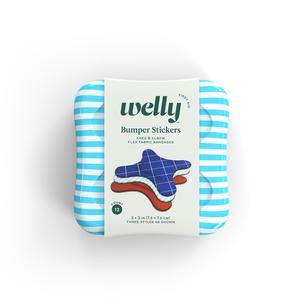Welly Health Knee & Elbow Flex Fabric Bandages, 10 ct