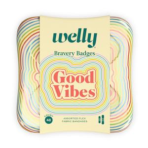 Welly Health Kids Words Adhesive Bandages, 48 ct