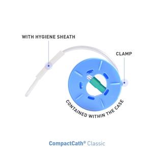 CompactCath Intermittent Urinary Catheter, 14 FR, 16"