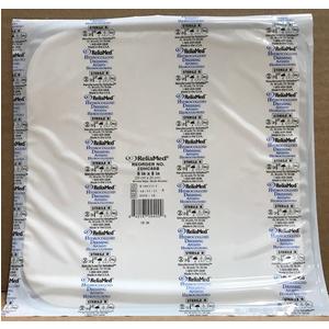 ReliaMed Sterile Latex-Free Hydrocolloid Dressing with Film Back and Beveled Edge 8" x 8"