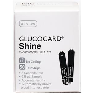 Zewa Glucocard Shine Connex Blood Glucose Test Strip, 50 ct