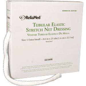 ReliaMed Tubular Elastic Stretch Net Dressing, X-Small 5-3/8" x 25 yds. (Finger, Toe and Wrist)