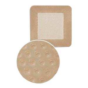 ZeniFoam-AG Gentle Border Polyurethane Foam Dressing with Silicone Adhesive Border and Silver, 6" x 6"