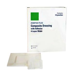 ZeniPad Plus Mulit-Layer Composite Wound Dressing, 4" x 10"