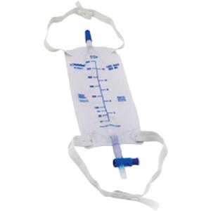 Cardinal Health Leg Bag with T-Tap Valve, 600 mL