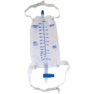 Cardinal Health Essentials Leg Bag with T-Tap Valve, 900 mL