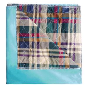 Cardinal Health Essentials Reusable Underpad, Ibex Quilted with PVC Backing, Plaid, 34" x 36"